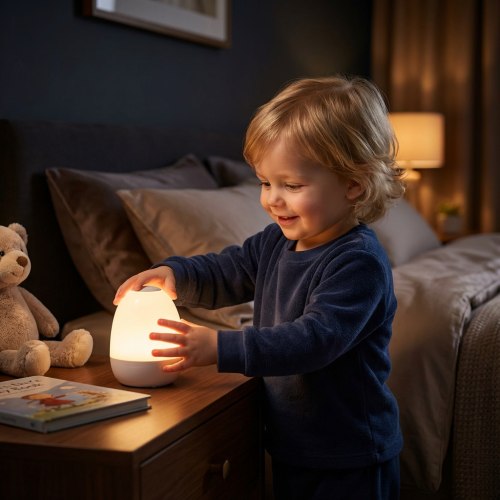 Egg-Shaped Silicone Night Light – Kids Australia