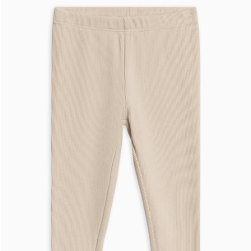 Lennon Ribbed Leggings in oat