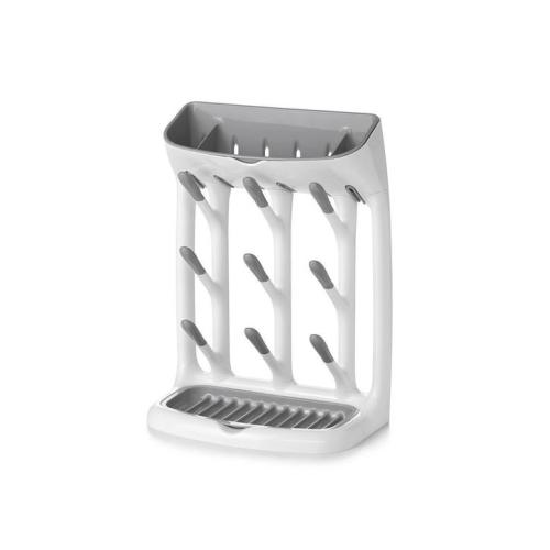 OXO Tot Space Saving Drying Rack Grey Bottles Feeding Cups