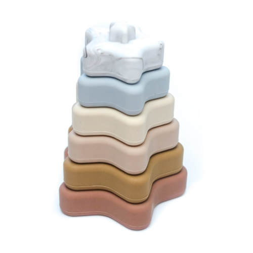 Silicone Stacker Toy : Star | Love, Nathanael Baby Boutique