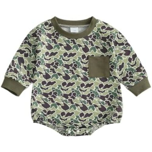 Baby Boy Clothes Fall Spring Baby Boy Bubble Romper Long Sleeve Jumpsuit One Piece Outfit Newborn Infant Clothing