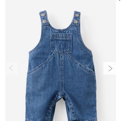 Baby Blue Aspen Denim Overall | Cotton On Kids Australia