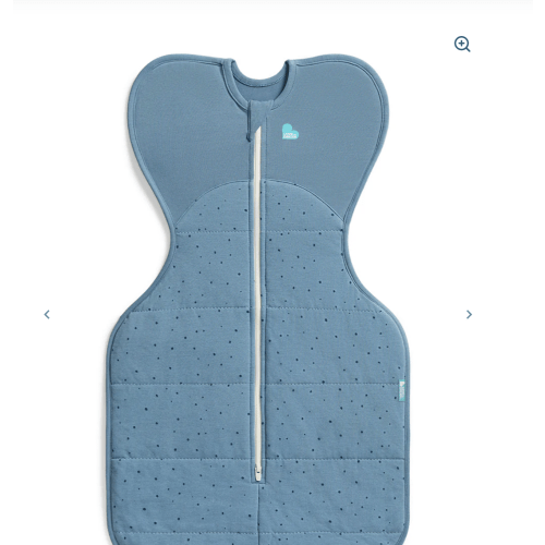 Swaddle Up™ 2.5 TOG Cotton Storm Blue Pebbles