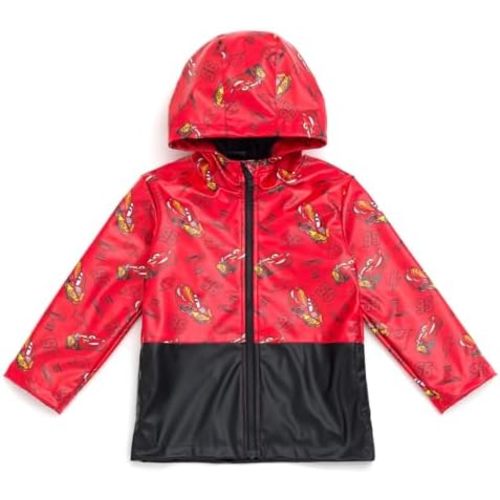 Disney Zip Up Waterproof Rain Jacket Toddler to Little Kid Sizes (3T - 7)