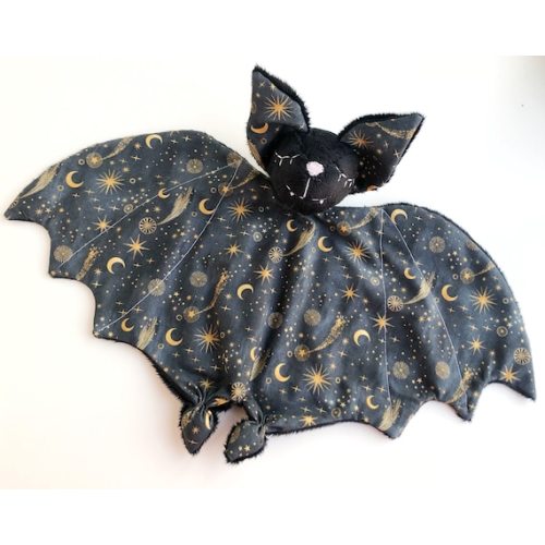 Baby Lovey Blanket Bat Plush Baby Bat Gift Stars and Moon - Etsy