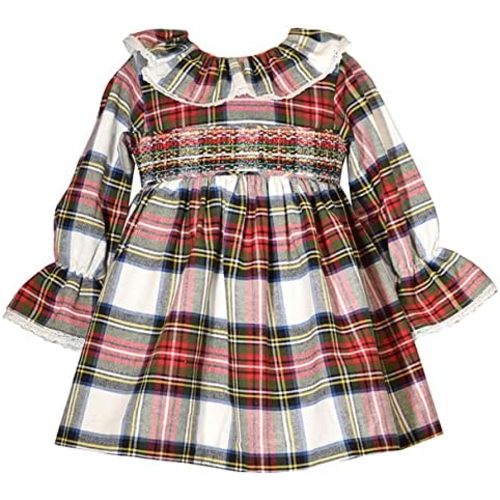 Bonnie Jean Baby Girl's Holiday Christmas Dress - Smocked Dress for Baby and Toddler and Little Girls