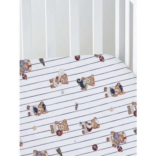 Crib Sheet, Mixed Sports Bears – SpearmintLOVE