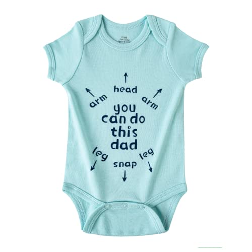 BDONDON "You Can Do This Dad Funny Baby Onesie | New Dad Gift 0-18M Humorous Cotton Bodysuit