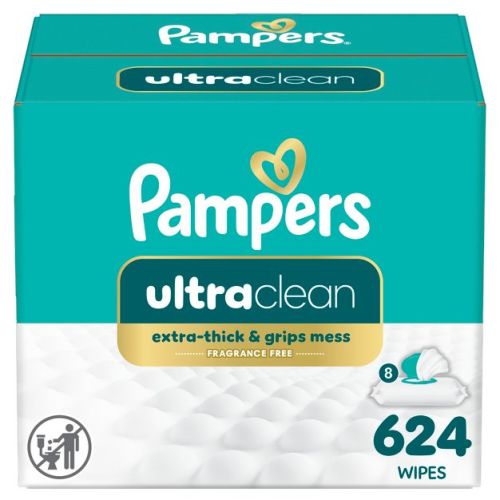 Pampers Ultra Clean Baby Wipes - 624ct