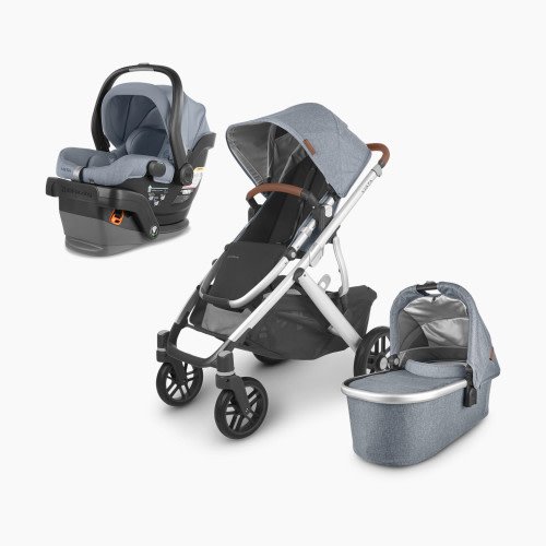 UPPAbaby MESA V2 Infant Car Seat & VISTA V2 Stroller Travel System - Mesa V2 Gregory/Vista V2 Gregory