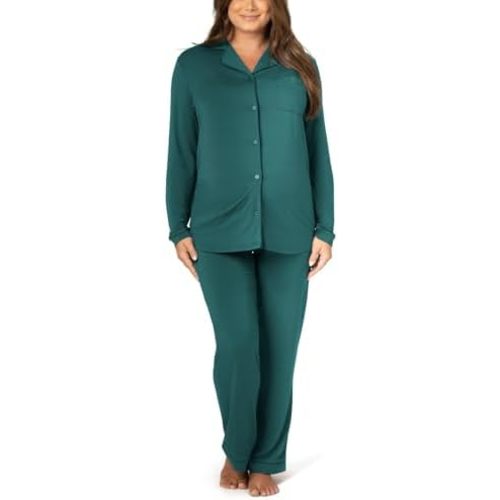 Kindred Bravely Clea Maternity Pajamas & Postpartum Lounge Sets for Women, Long Sleeve Nursing Pajamas