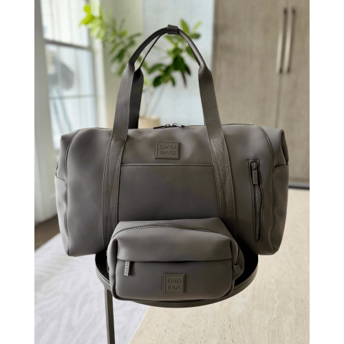 Duffle + Toiletry Bag Charcoal Combo