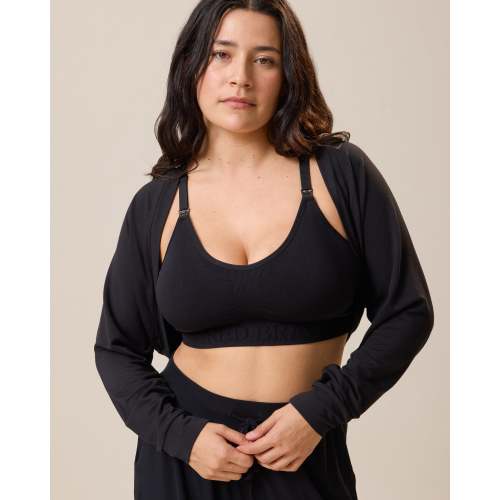 French Terry Cardigan Shrug | Oatmeal - Kindred Bravely
