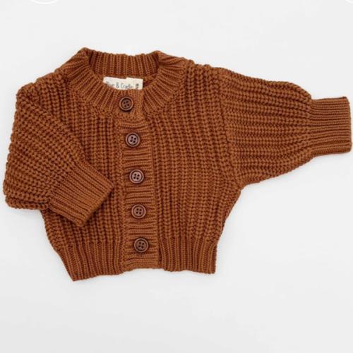 Theo Cardigan – Olive and Cradle -3-6M