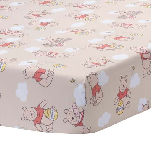 Winnie the Pooh & Friends Fitted Crib Sheet