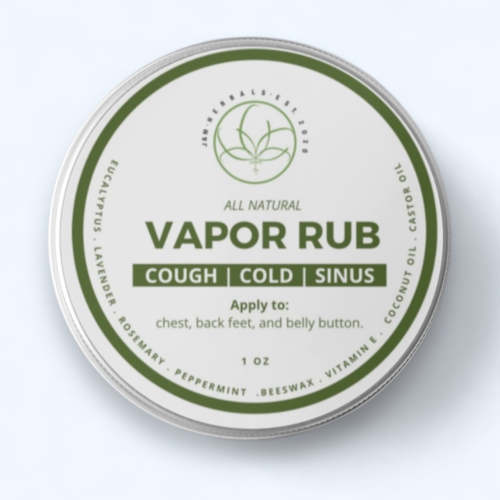 Organic Vapor Rub for Cold, Flu & Congestion Relief Safe for Infants 2 – J&M Herbals