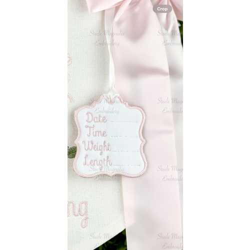 Baby Banner Birth Stat Tag Add-On