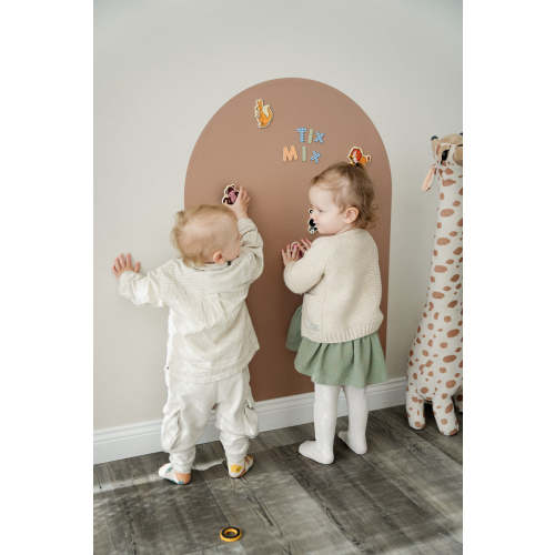 Tix & Mix magnetic wall decal Brown Sugar