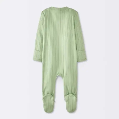 New Baby 2pk Cozy Wide Ribbed Mushrooms Sleep N' Play - Cloud Island™ Green Now at Little Luxe Store.