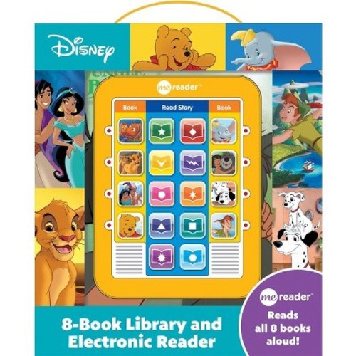 Pi Kids Disney Classic Electronic Me Reader and 8-Book Library Boxed Set: Educational Sound Effects Storybooks