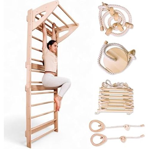 Swedish Ladder Indoor Climbing Gym (Swedish Ladder of 3 Parts)