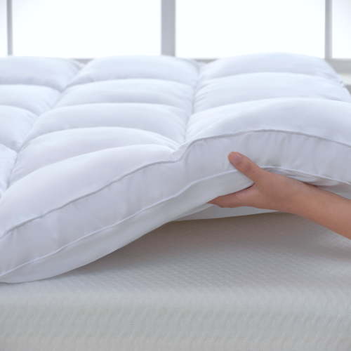 BDEUS Full Size Extra Thick Mattress Topper, Cooling Mattress Pad Cover, Pillow Top Protector with 8-21 inch Deep Pocket, White