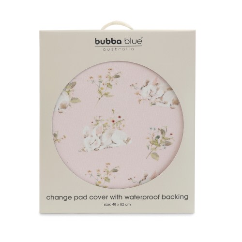 Bubba Blue Change Mat Cover Sleeping Bunny