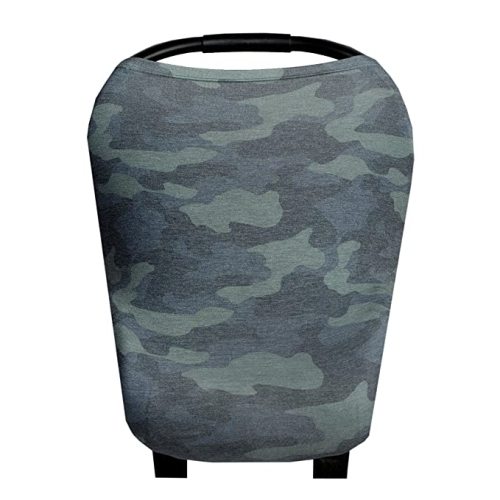 Copper Pearl Multi-Use Cover: Car Seat, Nursing, and Stroller Cover for Sun - Stretchy Fabric, All-Season Use, Stylish Designs, Easy Access for Moms - Hunter