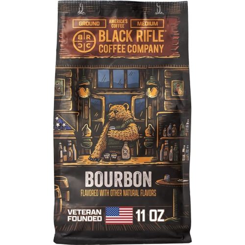 Black Rifle Coffee Medium Roast Ground Coffee Bourbon 12 oz