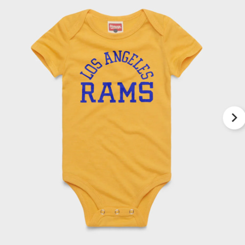 Los Angeles Rams Classic Baby One Piece | Retro NFL Baby One-Piece – HOMAGE