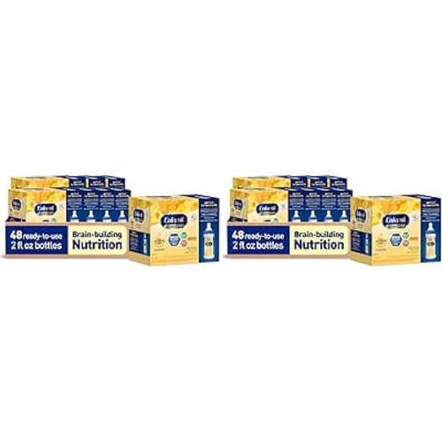 Enfamil NeuroPro Ready-to-Use Baby Formula,Ready to Feed,Brain and Immune Support with DHA,Iron and Prebiotics,Non-GMO,2 Fl Oz,(Pack of 96)