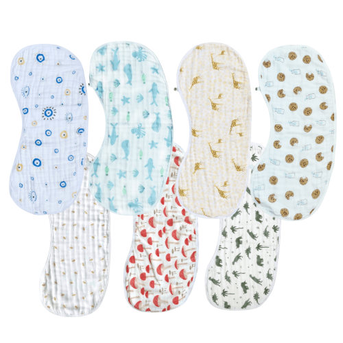 2-in-1 Burp Cloth Bibs- 7 Pack – Dear Perli