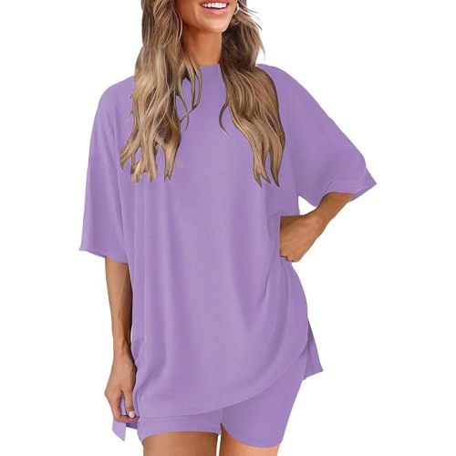 Mrskoala 2 Piece Sets for Women Outfits Casual Workout Set Summer