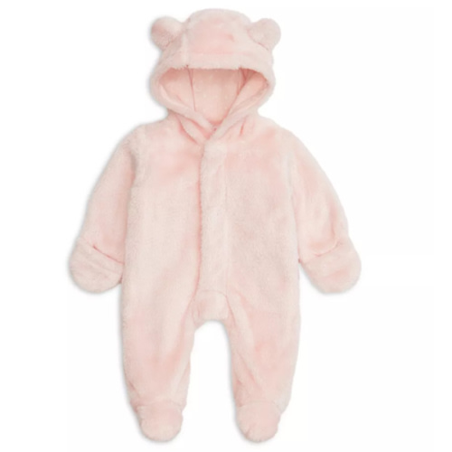 Girls' Magnetic Me Minky Bear Footie - Size 9M - 12M