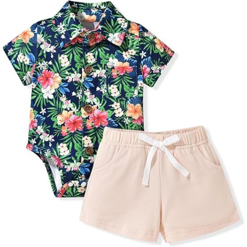 Baby Boy Hawaiian Outfit