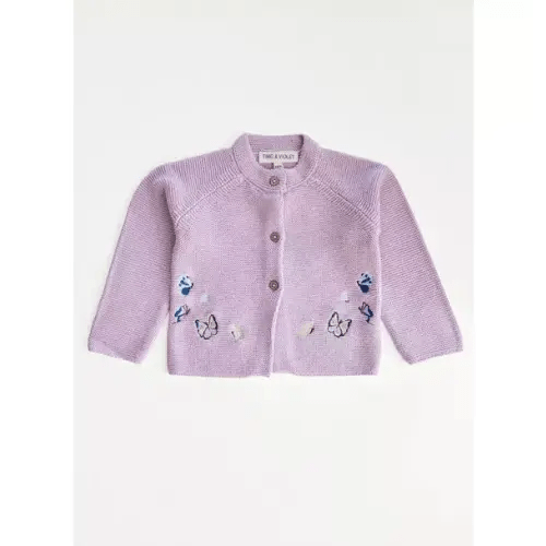 Brands We Love Embroidered Butterfly Knit Cardigan by Janie and Jack