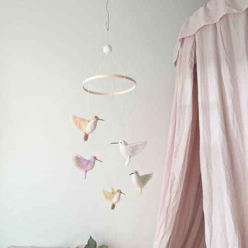 Hummingbird Baby Mobile