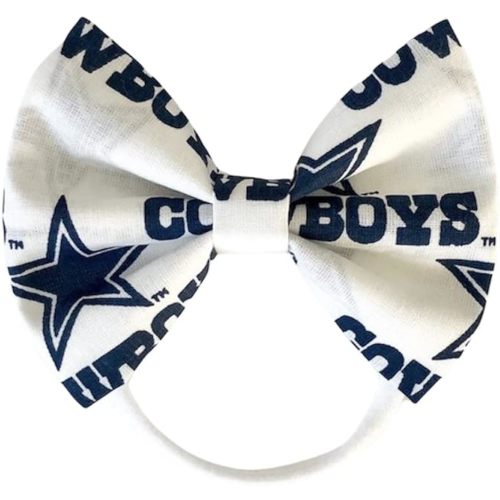 Cowboys Bow Baby Headband or Hair Clip