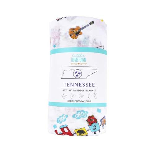 Tennessee Baby Muslin Swaddle Receiving Blanket Perfect Baby Shower Essential