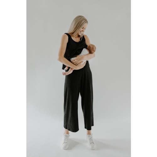 From Duet: The Modern Nursing Jumpsuit, black size medium