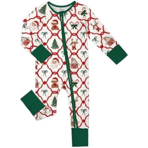 Weiwei Pajamas for Baby Boys & Girls Footies, Viscose from Bamboo Baby Romper, Baby Sleepers, 2-Way Zippy PJs, YKK