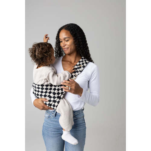 The Monarch Toddler Sling - Ebony Check – Mabē