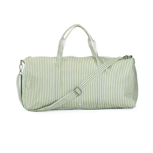 TRVL Baby XL Weekender Duffel Bag Pimlico Stripe Sage