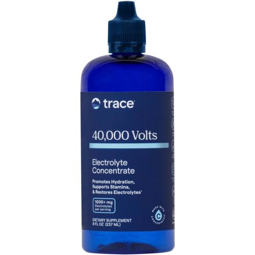 Trace Minerals 40,000 Volts - Supports Hydration, Energy, Muscles, Stamina, and Endurance - Liquid Multimineral and Electrolyte Concentrate with Ionic Magnesium, Sodium, Potassium (48 Servings)