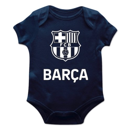 Barcelona Vive La Fete Infant Color Badge Bodysuit - Navy