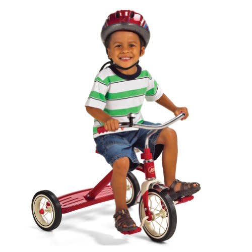 Radio Flyer Classic 10 Inch Toddler Tricycle with Rubber Tires and Steel Frame, Red | Toddler, Rubber Tires, Steel Frame