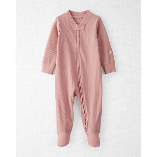 Baby Organic Cotton Sleep & Play Pajamas in Pink - Little Planet | Carter's