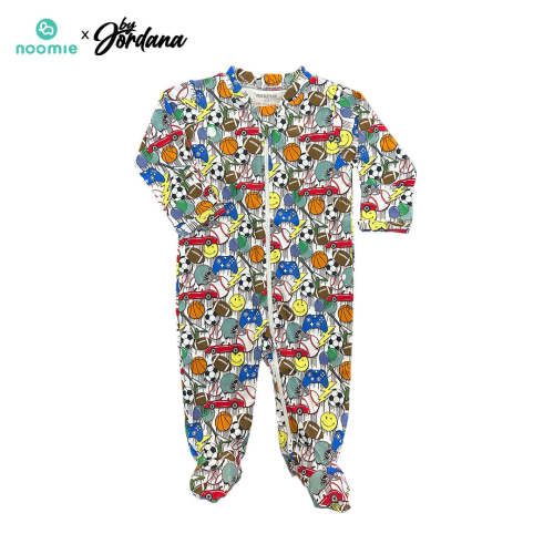 Noomie x byjordana Boy Icon Drips Zipper Footie