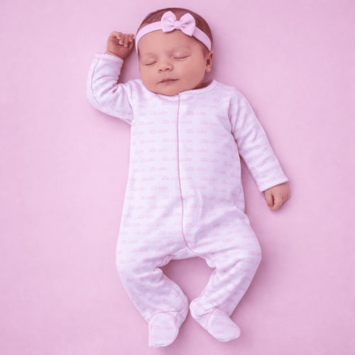 Little Sister Print Footie