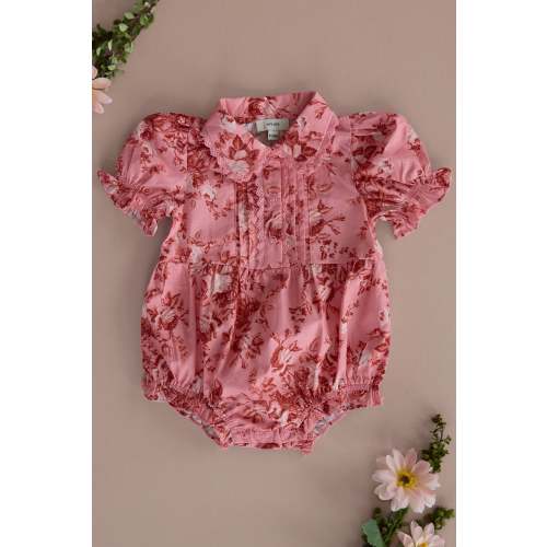 Baby Sophia Romper in Desert Heritage Rose